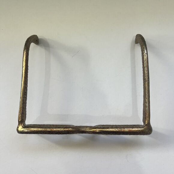 EYE GLASSES SCULPTURE Paperweight 7" Hammered Gold Spectacles Quirky Fun Decor - Picture 4 of 13